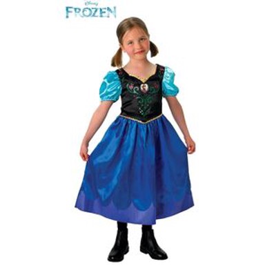 RUBIES Kostim za maškare Anna Frozen, 7-8 god.